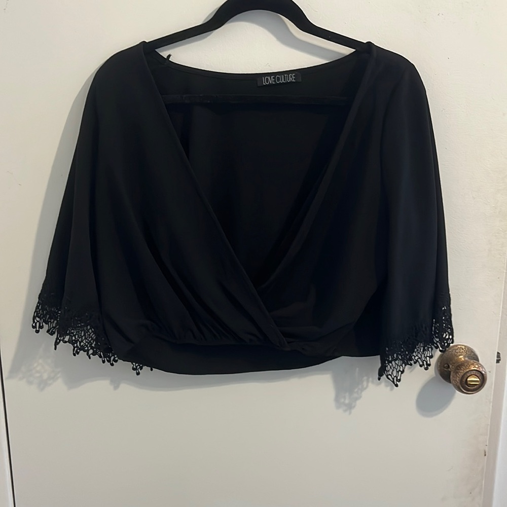 Black Crop Top